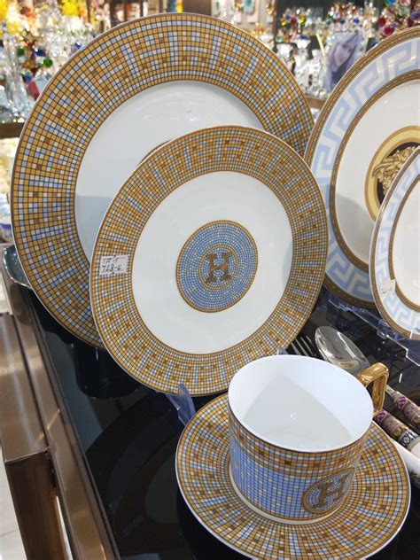 hermes mug porcelaine price|Hermes dinnerware sets.